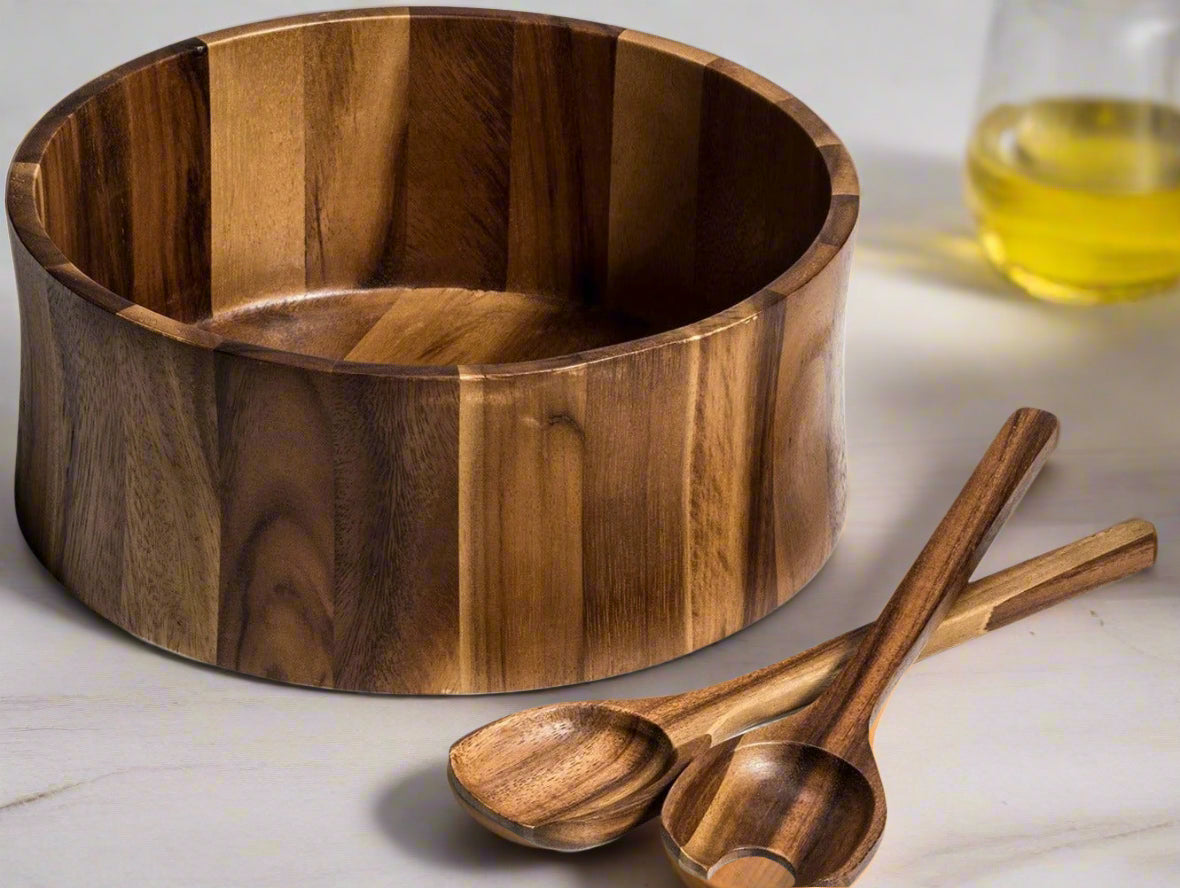 Large Wooden Salad Bowl